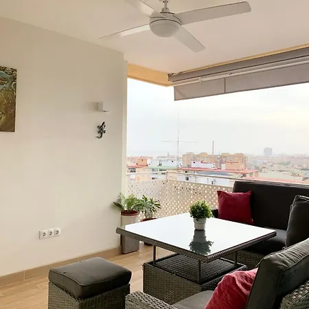 Atico Huelin Playa Apartment Malaga